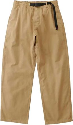 Gramicci Broeken, Heren, Beige, M, Katoen, Straight Fit Chino Broek