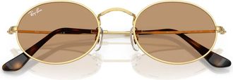 Ray-Ban Rb 3547 Oval Zonnebril - unisex - Zonnebrillen - Geel - 51 MM - Accessoires