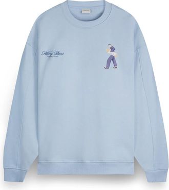 Filling Pieces Hoodies & sweatvesten, Heren, Blauw, 2Xl, Katoen, Sweatshirt Bakery