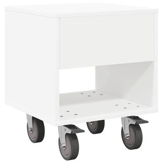 vidaXL Mesita De Noche 40,5 X 40 X 48 Cm Madera De Ingenier&iacute;a Vidaxl