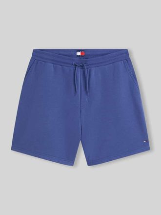 Tommy Jeans Relaxed Fit Bermuda aus Baumwoll-Mix mit Tunnelzug in Rauchblau, Gr&ouml;&szlig;e XXL