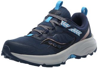 Saucony Womens Excursion Tr17 Hiking Shoes, Navy/Dove, 5.5 Wide