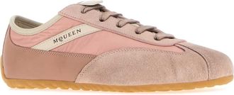 Alexander McQueen Womens Pink Boxe Sneakers Lightclaybeige