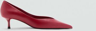 Mango Scarpe tacco kitten punta rosso - Donna - 35 - MANGO