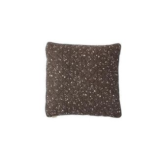 OYOY Quilted Aya Cushion Cover in Brown Off White at Nordstrom