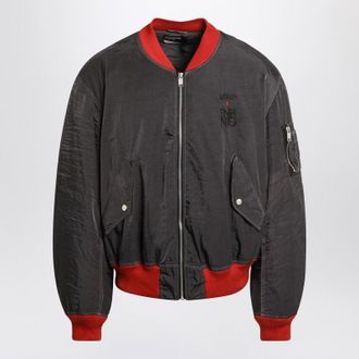 Enfants Riches Deprimes Erotica Grey/Red Nylon Bomber