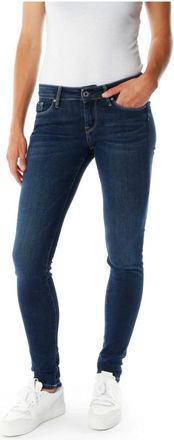 Pepe Jeans London Skinny Fit Jeans - Dames - Skinny Jeans - Blauw - W28 L32 - Denim - Jeans
