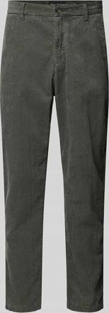 Marc O'Polo Relaxed Fit Cordhose aus reiner Baumwolle Modell BELSBO JOGGER in Graphit, Größe 33/32