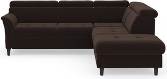Sit&more Ecksofa »Marano L-Form« inklusive Kopfteilverstellung, wahlweise mit Bettfunktion, Bettkasten