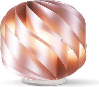 Linea Zero Lap L&aacute;mpara De Mesa De Metal Rosa En Pl&aacute;stico Cm. 40x39h