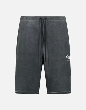 Off-white Mens Off-White Wave Off Skate Shorts Black - Size: 32/30/31