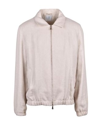 Eleventy Beige Linen Jacket