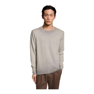 Kiefermann Round-neck Knitwear, male, Gray, XL, Achko Sweatshirt