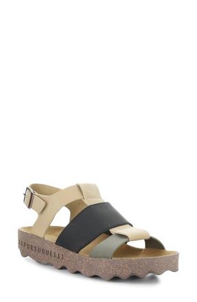FLY London Calla Sandal in Multi Sand at Nordstrom, Size 10-10.5Us
