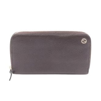 Gucci Pre-owned Wallets, female, Brown, Size: ONE SIZE Pre-owned Interlocking G Leather Long Wallet