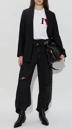 AllSaints Ottie Blazer, Womens, Black