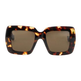 Valentino Garavani Accessoires, Dames, Bruin, ONE Size, VLogo Signature Zonnebril