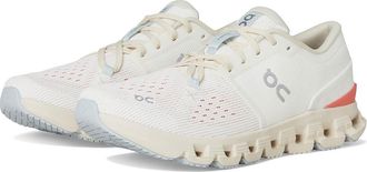 On Cloud X 4 Womens Shoes Ivory/Salmon : 11 M, Synthetic