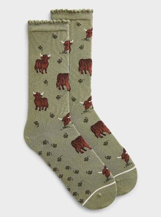 Simons Womens Stylish animal socks