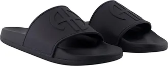 Anine Bing Womens Isla Slide Navy Calfskin