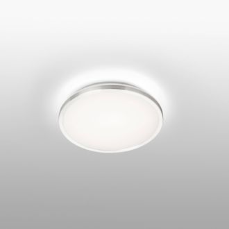 Netlighting Ami LED Flush Ceiling Light Aluminium in Grey