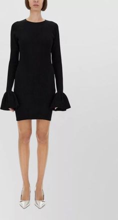 Rotate slim-fit knitted mini dress