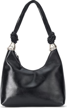 Staud Cuff Leather Shoulder Bag in Black at Nordstrom