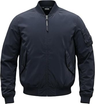 C.P. Company Nycra R Bomber Short Jacket - Heren - Bomber jackets - Blauw - L - Nylon - Jassen