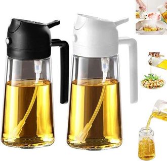 OEM 2 Pulverizadores De Aceite De Oliva, Botella De Aceite, 470 Ml, Bomba De Aceite, Bomba De Aceite, Pulverizador O Vertido Manual