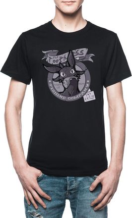 Vendax Toothless Fishing Company Mens T-Shirt Black