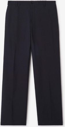 Burberry Cotton Linen Tailored Trousers