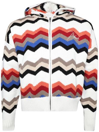 Rhude Felpa Cyril con zip - Bianco