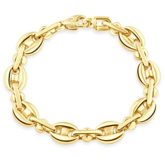 Pompeii3 Mens Designed Mariner 14k Gold (70g) or Platinum (131g) 10mm Link Bracelet 8.5