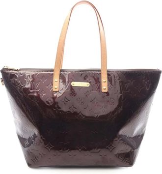 Louis Vuitton Pre-owned Tote Bags, female, Purple, Size: ONE SIZE Pre-owned Monogram Vernis Tote Bag
