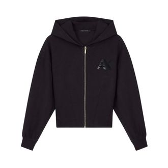 A|X Armani Exchange Donna, Felpe, Nero, XS, new