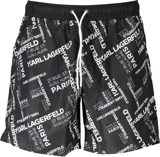Karl Lagerfeld Polyester Mens Swim Mens Trunk