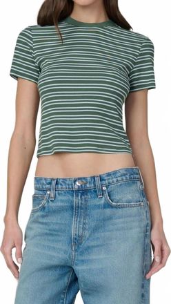 Joe's The Baby Tee In Cilantro Sky Stripe