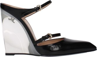 Gucci Damens Sandalen aus schwarzem Leder