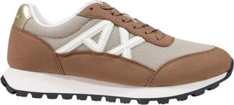 A|X Armani Exchange Sneakers - Dames - Sneakers - Beige - 39 EU - Polyester - Schoenen