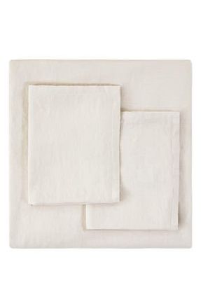Melange Home Linen Duvet Set in Natural at Nordstrom Rack, Size Queen