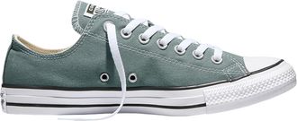 Converse Heren Ox Logo Canvas Trainers (Mineraal Grijs)