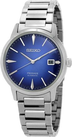 Seiko Presage Automatic Blue Dial Mens Watch SRPJ13J1