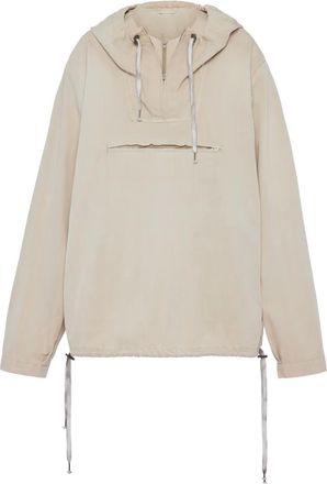 Maison Margiela Felpa con cappuccio e coulisse - Toni neutri