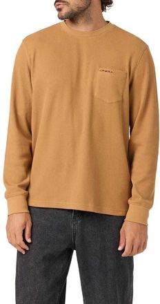 O'Neill Overland Long Sleeve Thermal Pocket T-Shirt in Woodshack at Nordstrom, Size Xx-Large