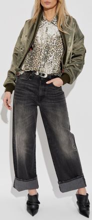 R13 Jacket With Pockets, Womens, Green