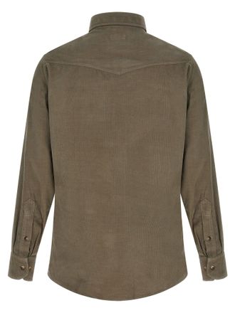 Brunello Cucinelli Corduroy Shirt - Green