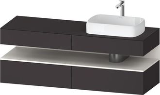Duravit Qatego Consola Mueble Bajo Lavabo, 2 Extensiones, 2 - Duravit