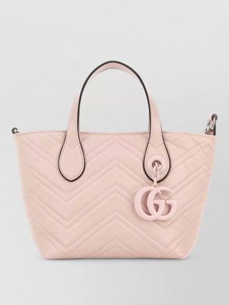 Gucci small gg marmont leather tote bag