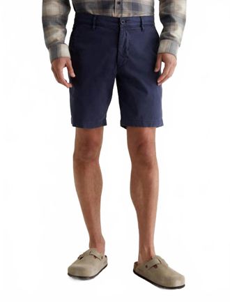 AG - Adriano Goldschmied Mens Wanderer Shorts In Sulfur Pacific Midnight