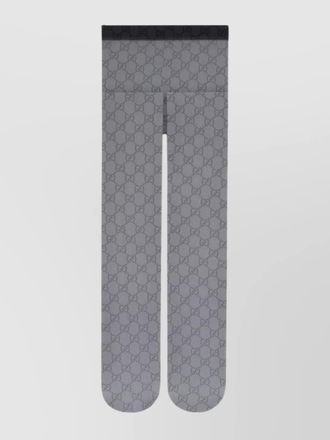 Gucci all-over print stretch nylon tights